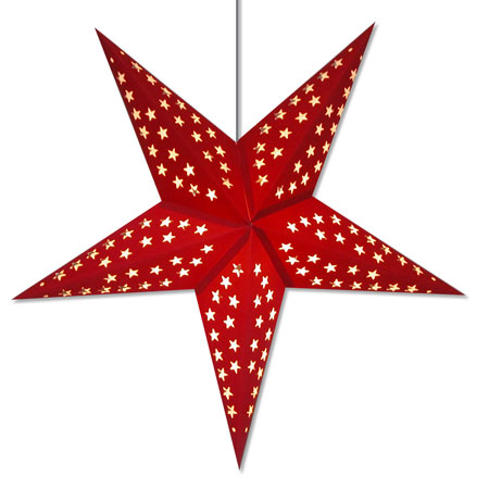 Star Light Lamp on Solid Red Star Light   Hanging Paper Star Lamps  Lanterns And Star